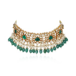 Nilani Emerald Green Choker Set