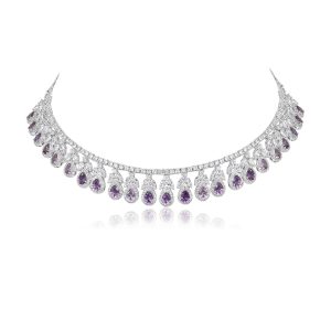 Kaia Purple Necklace Set