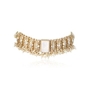 Akira White Choker Set