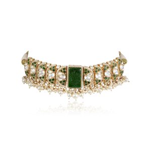 Akira Green Choker Set