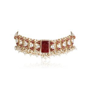 Akira Red Choker Set