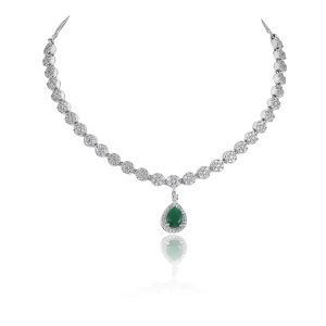 Leena Green Necklace Set