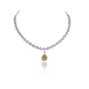 Leena Yellow Necklace Set