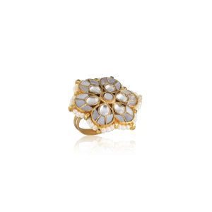 Aaima Mother of Pearl Ring