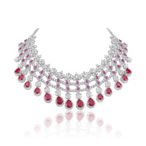 Mya Ruby Necklace Set