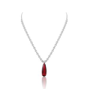 Akosi Red Necklace Set