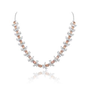 Keilana Champagne Necklace Set