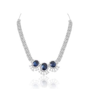 Neliyah Sapphire Necklace Set