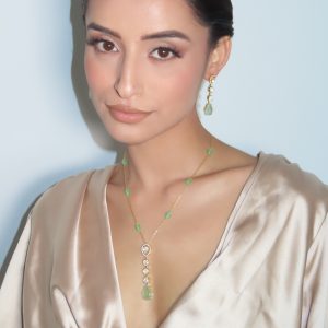 Areeba Green Pendant Set