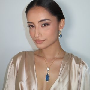 Amora Blue Pendant Set
