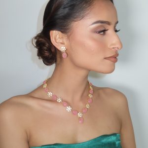 Alana Pink Necklace Set