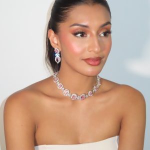 Arionna Pink Necklace Set