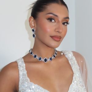 Arionna Sapphire Necklace Set