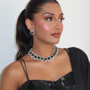 Kyana Emerald Necklace Set