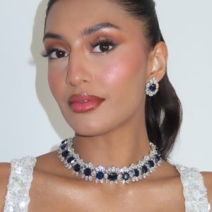 Kyana Sapphire Necklace Set