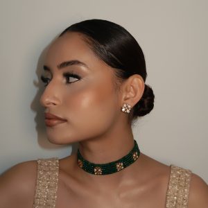 Sadira Emerald Green Choker Set