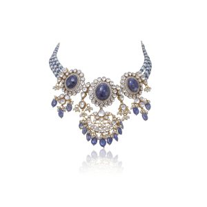Aaravi Blue Necklace Set