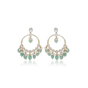 Aavya Green Earrings
