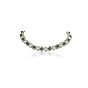 Aasani Green Necklace Set