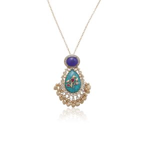 Adiva Turquoise Necklace Set