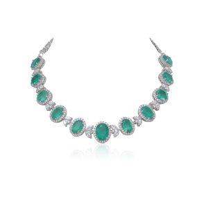 Arionna Green Necklace Set