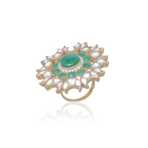 Abhika Emerald Green Ring
