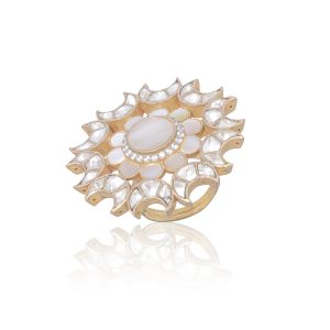 Abhika Mother of Pearl Ring