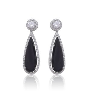 Joelle Black Earrings