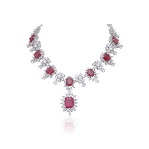 Kira Ruby Necklace Set
