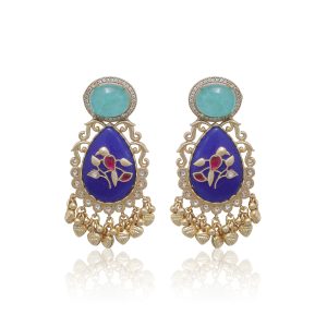 Ariona Royal Blue Earrings