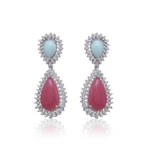 Natalia Ruby Earrings