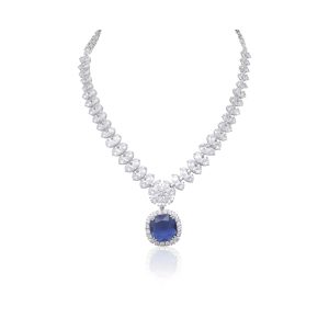 Nora Sapphire Blue Necklace Set