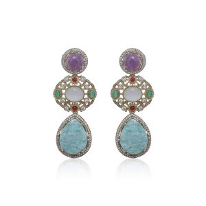 Aania Aqua Blue Earrings