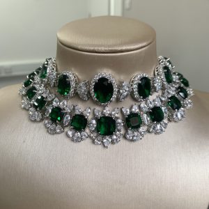 The Celebration Stack: Kyana & Arionna Duo - Emerald Green