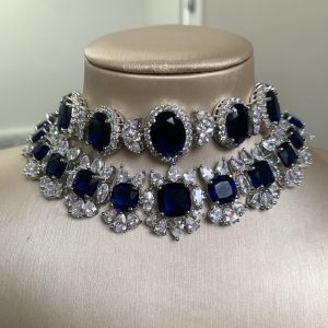 The Celebration Stack: Kyana & Arionna Duo - Sapphire Blue
